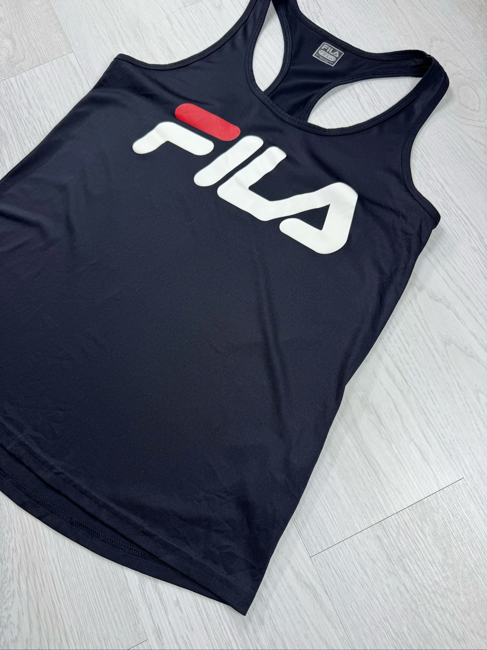 FILA Big Logo Racerback Sports Tank Top Dark Navy – Talla S – photo 4